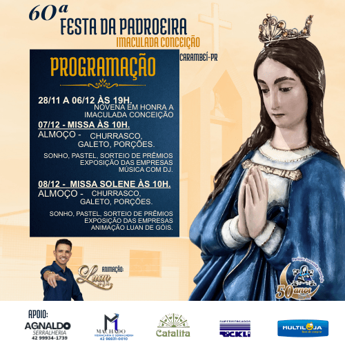 60ª Festa da Padroeira Imaculada&nbsp;Conceição